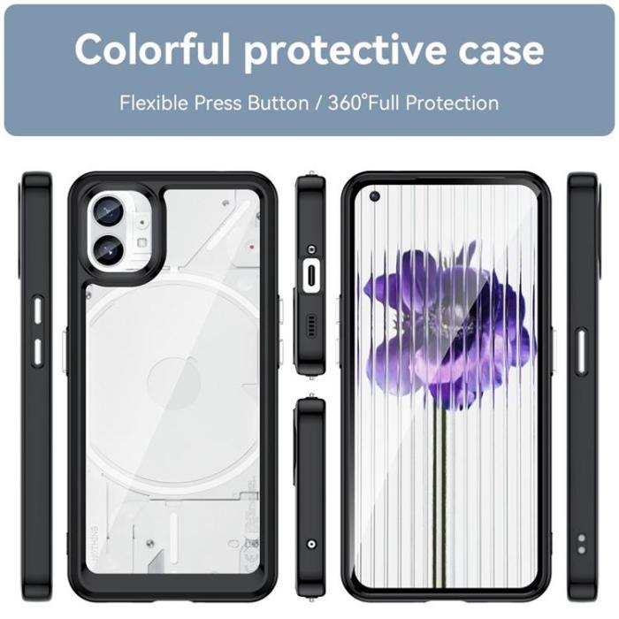 A-One Brand - Nothing Phone 1 Skal Hybrid TPU - Svart