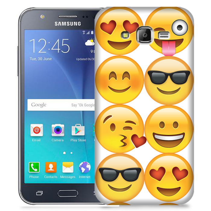 UTGATT5 - Skal till Samsung Galaxy J5 (2015) - Emoji - Smileys