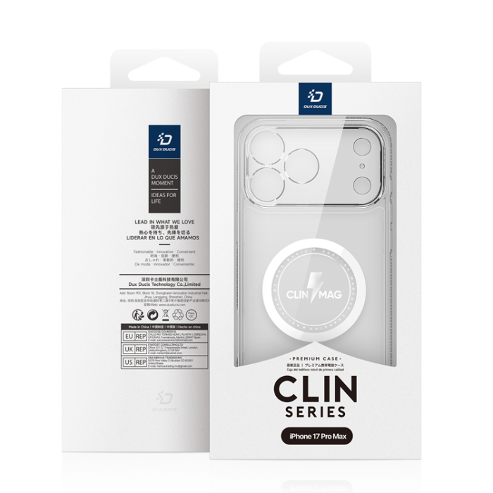Dux Ducis - Dux Ducis iPhone 17 Pro Max Mobilskal MagSafe Clin - Clear