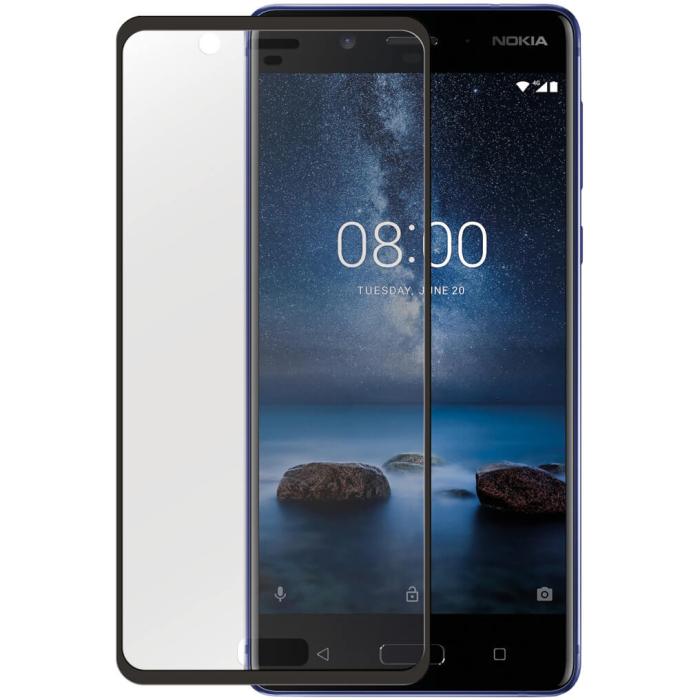 UTGATT1 - GEAR Härdat 3D Glas till Nokia 8 Edge to Edge - Transparent