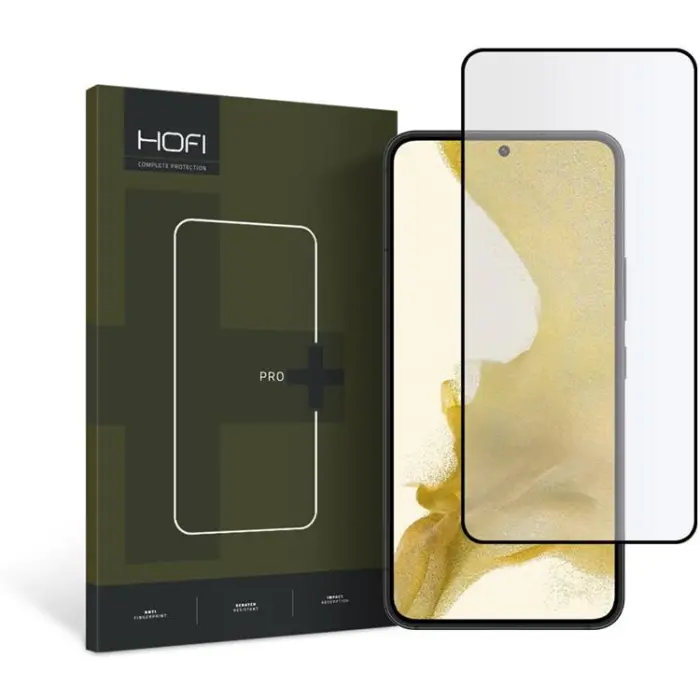 UTGATT - Hofi Galaxy S23 FE Härdat Glas Skärmskydd Pro Plus - Svart