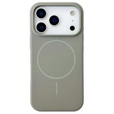 A-One Brand - iPhone 17 Pro Max Mobilskal MagSafe Silikon Anti Drop - Titangrå