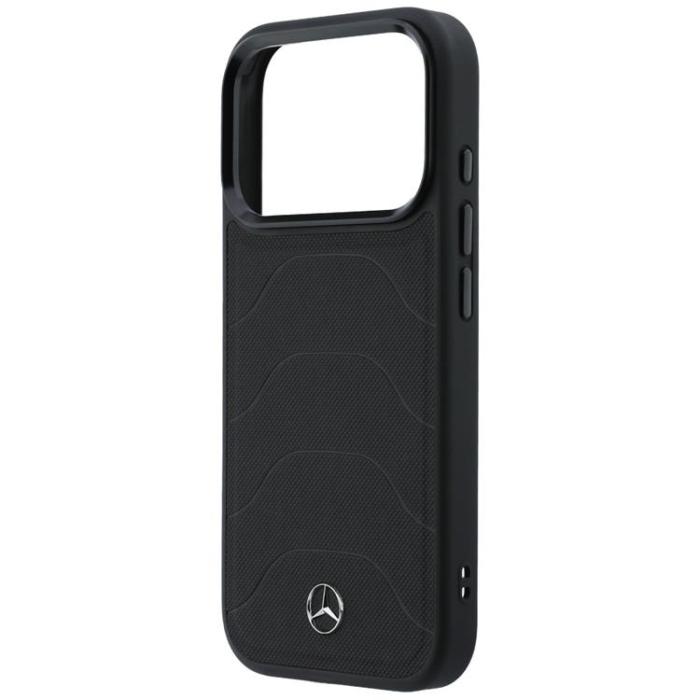 Mercedes - Mercedes Mobilskal För iPhone 17 Pro Max MagSafe Mesh with Bow Line - Svart