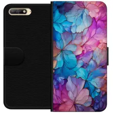 Gustaf - Pl&aring;nboksfodral till Huawei Y6 (2018) med Magiskt