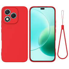A-One Brand - Honor 400 Lite 5G Mobilskal Flytande Silikon - Röd