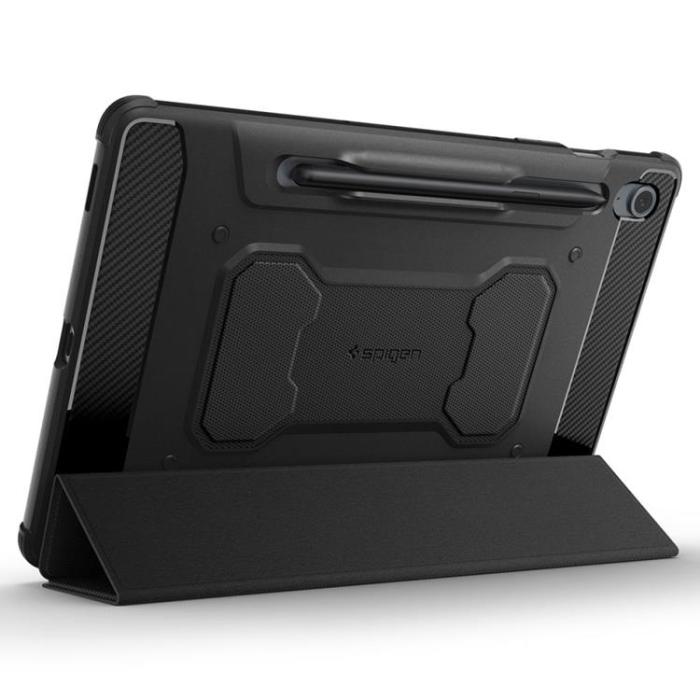 UTGATT - Spigen Galaxy Tab S9 FE Fodral Rugged Armor Pro - Svart