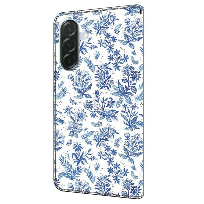 OEM - Samsung Galaxy A37 Plånboksfodral Mönstertryck Konstläder - Blomfält
