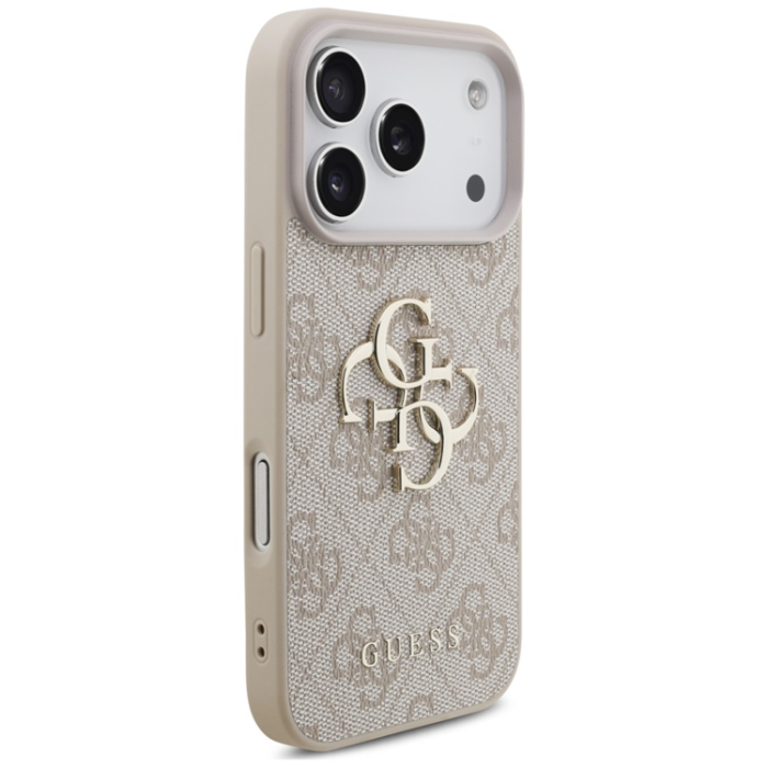 Guess - Guess Mobilskal för iPhone 18 Pro/17 Pro med Rem Classic Logo - Rosa