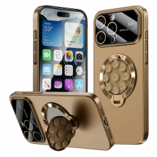 OEM - iPhone 14 Pro Mobilskal Magsafe Sugkopphållare Kickstand - Brons