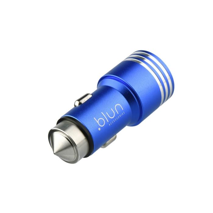 UTGATT1 - Billaddare QWE CC-DAQ02 Aluminium 2xUSB 3,1A