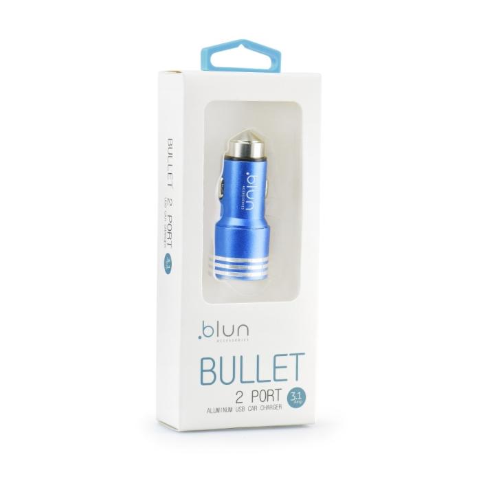 UTGATT1 - Billaddare QWE CC-DAQ02 Aluminium 2xUSB 3,1A