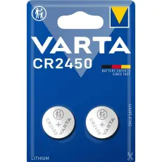 VARTA - Varta 2-pack CR2450 Lithium Knappcellsbatteri 3V