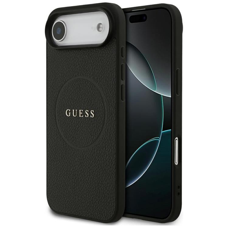 Guess iPhone Air Mobilskal MagSafe Grained Ring - Svart | 2353 | AlltMobil