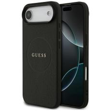 Guess - Guess iPhone 17 Air Mobilskal MagSafe Grained Ring - Svart