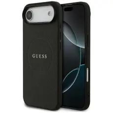 Guess - Guess Mobilskal till iPhone Air MagSafe Grained Ring - Svart
