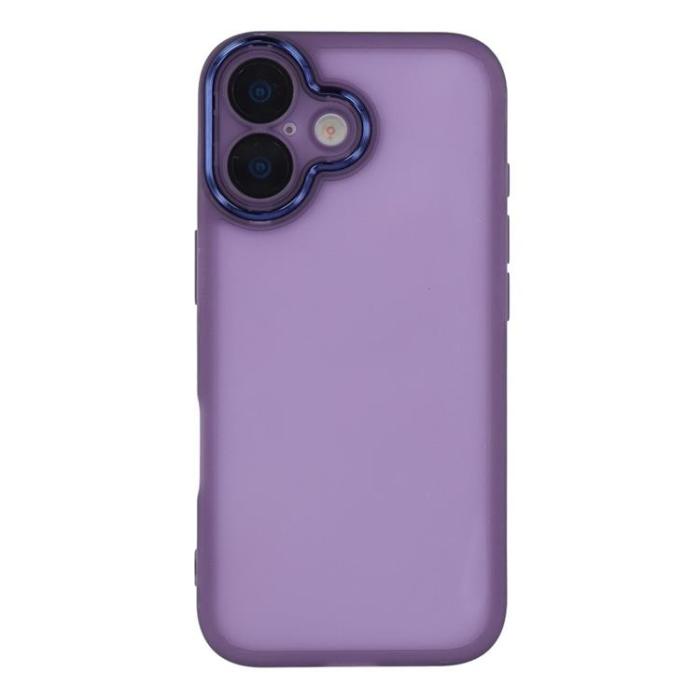 A-One Brand - iPhone 17 Mobilskal Electroplated Kameraram - Transparent Lila