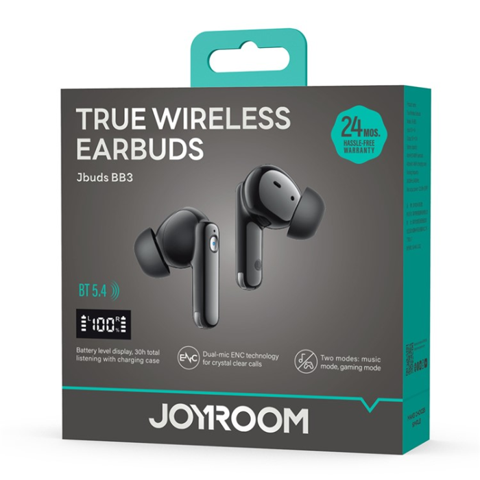 Joyroom - Joyroom In-Ear Hörlurar Bluetooth Vattentät JR-BB3 - Svart