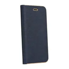 Forcell - Forcell LUNA Guld fodral till Samsung Galaxy J5 2017 navy Bl&aring;