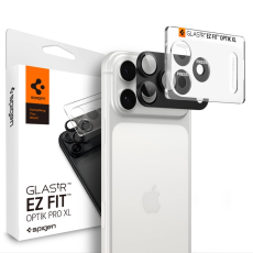 Spigen - Spigen H&auml;rdat Glas Kamera Linsskydd F&ouml;r iPhone 18 Pro Max/17 Pro Max EZ Fit