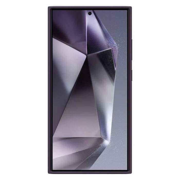Samsung - Samsung Galaxy S24 Ultra Mobilskal Silikon - Mörklila