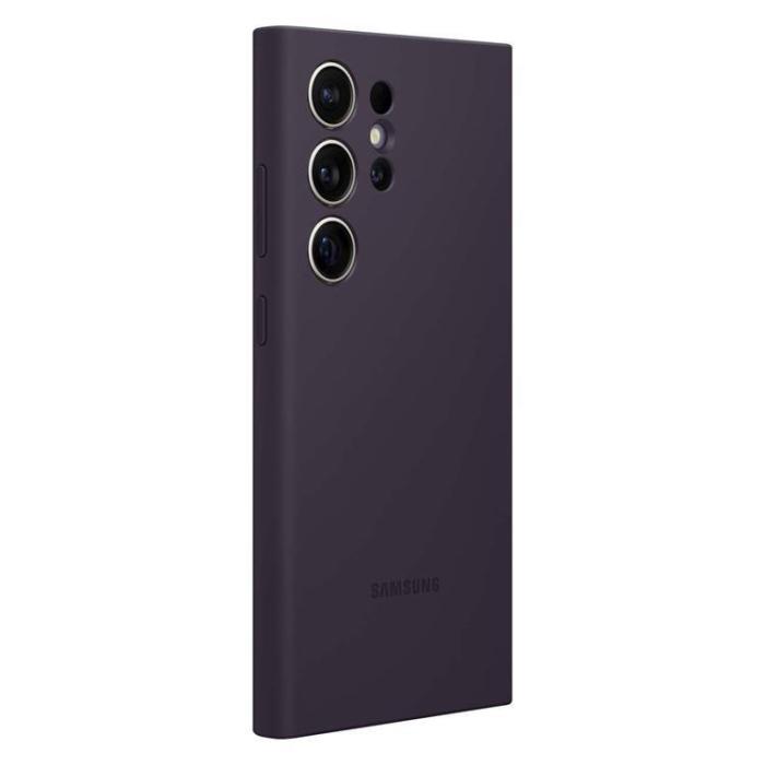 Samsung - Samsung Galaxy S24 Ultra Mobilskal Silikon - Mörklila