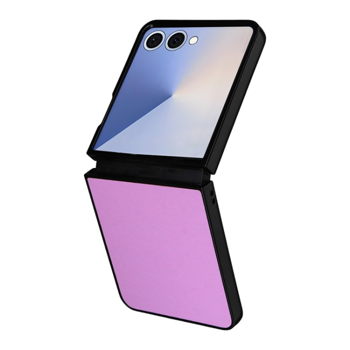 A-One Brand - Galaxy Z Flip 7 Mobilskal PU Läder Protective - Lila