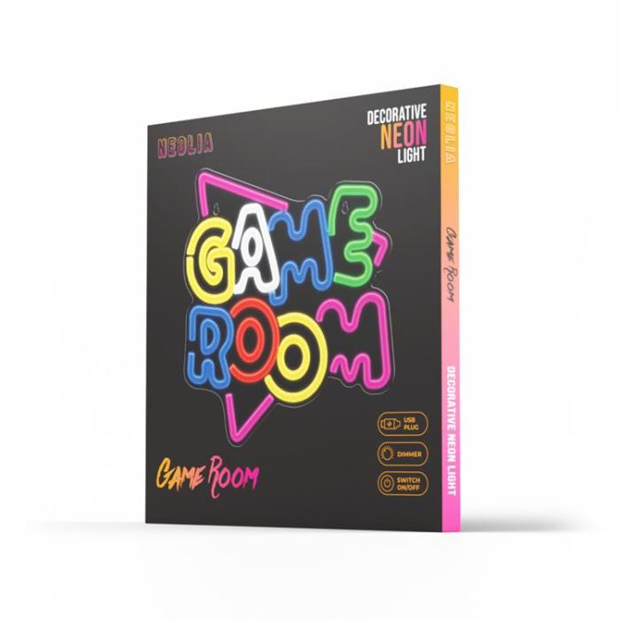 Neolia - Neolia LED Neon PLEXI GAME ROOM NNE20 - Flerfärgad