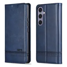 OEM - AZNS Samsung Galaxy S26 Pl&aring;nboksfodral Konstl&auml;der - Bl&aring;