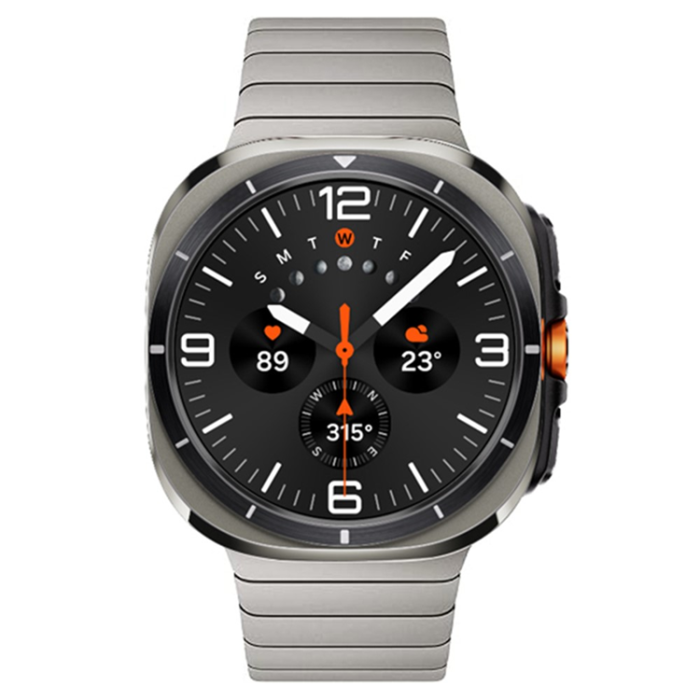 A-One Brand - Galaxy Watch Ultra (47mm) Armband Stainless Steel - Titanium