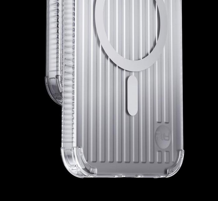 Kingxbar - Kingxbar iPhone 14 Skal Magsafe PQY Go Out - Silver