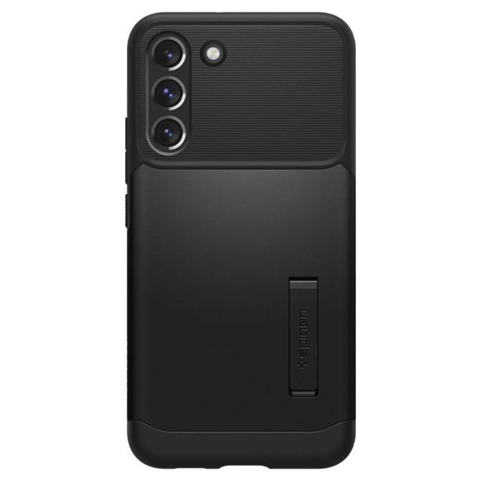 UTGATT1 - Spigen Slim Armor Skal Galaxy S22 - Svart