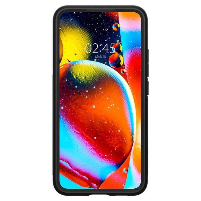 UTGATT1 - Spigen Slim Armor Skal Galaxy S22 - Svart