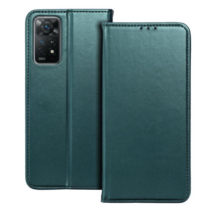 OEM - Xiaomi Redmi A1 Plånboksfodral Smart Magneto - Mörkgrön