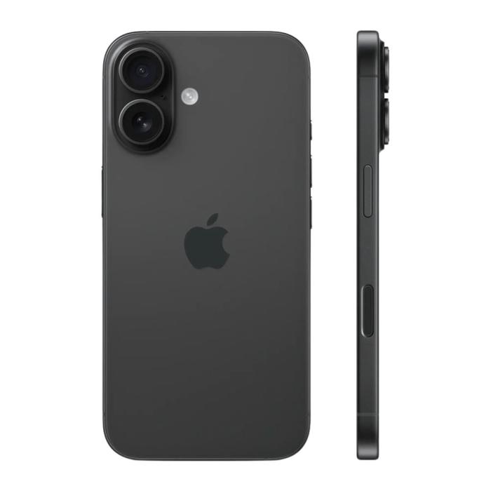 Apple - Apple iPhone 16 - 8GB - 256GB - Svart