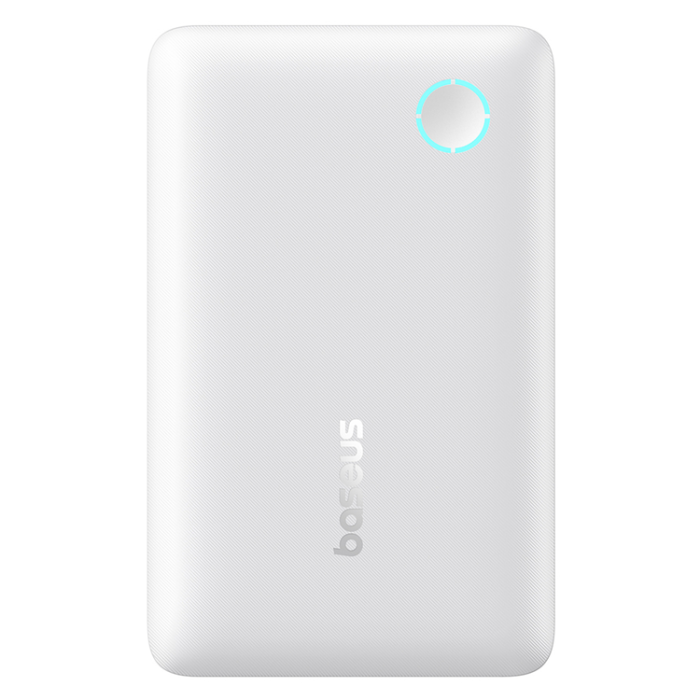BASEUS - Baseus Powerbank 10000mAh 15W med USB-C Kabel 3m - Vit