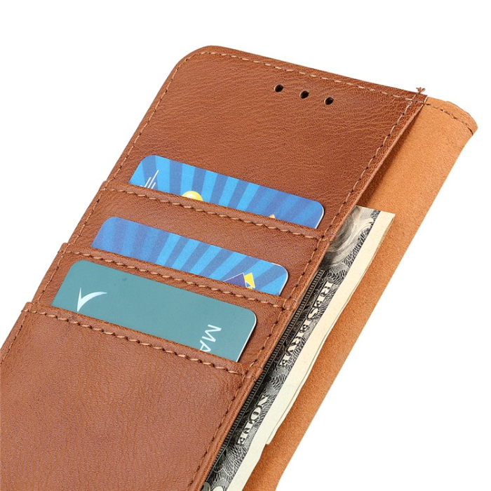 KHAZNEH - KHAZNEH Xiaomi Mi 11 Ultra Plånboksfodral Cowhide - Brun