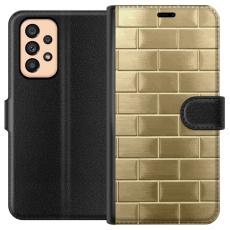 iSecrets - Pl&aring;nboksfodral till Samsung Galaxy A53 5G med Gyllene Murstenar