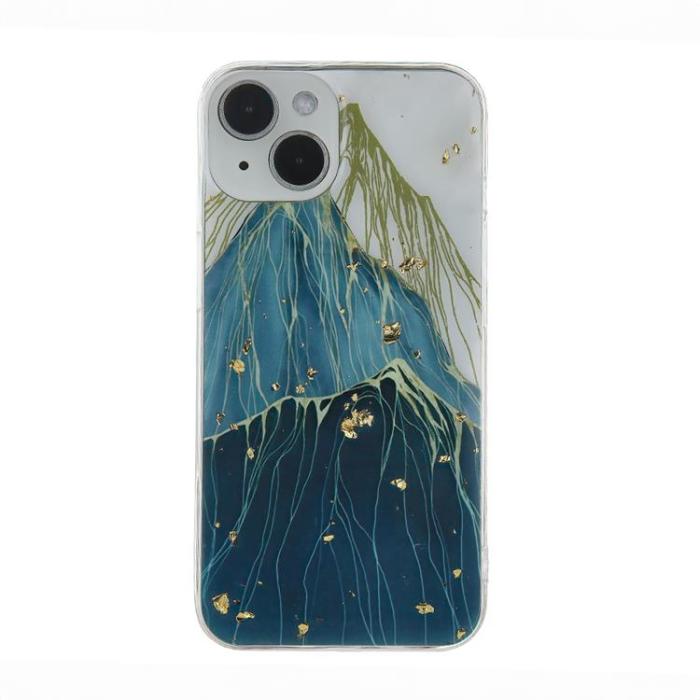 OEM - iPhone 12/12 Pro Mobilskal Guld Glam - Mountain