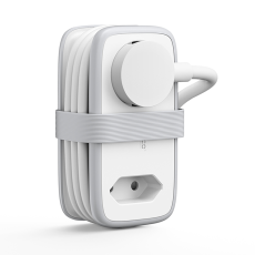 ORICO - Orico 5in1 Grenuttag 15.5W 2xUSB-A 1xUSB-C 2xAC APP - Vit