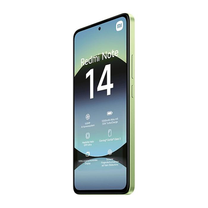 Xiaomi - (NY) Xiaomi Redmi Note 14 8GB/256GB 4G - Limegrön