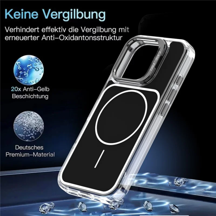 A-One Brand - iPhone 16 Pro Mobilskal MagSafe Lens Kickstand med Handrem