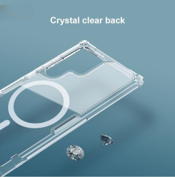 Nillkin - Nillkin Galaxy S23 Ultra Mobilskal Magsafe Nature Pro - Clear