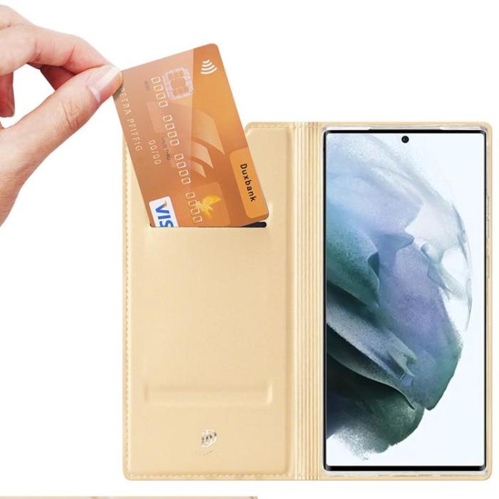 Dux Ducis - Dux Ducis Skin Series Fodral Galaxy S22 Ultra - Guld