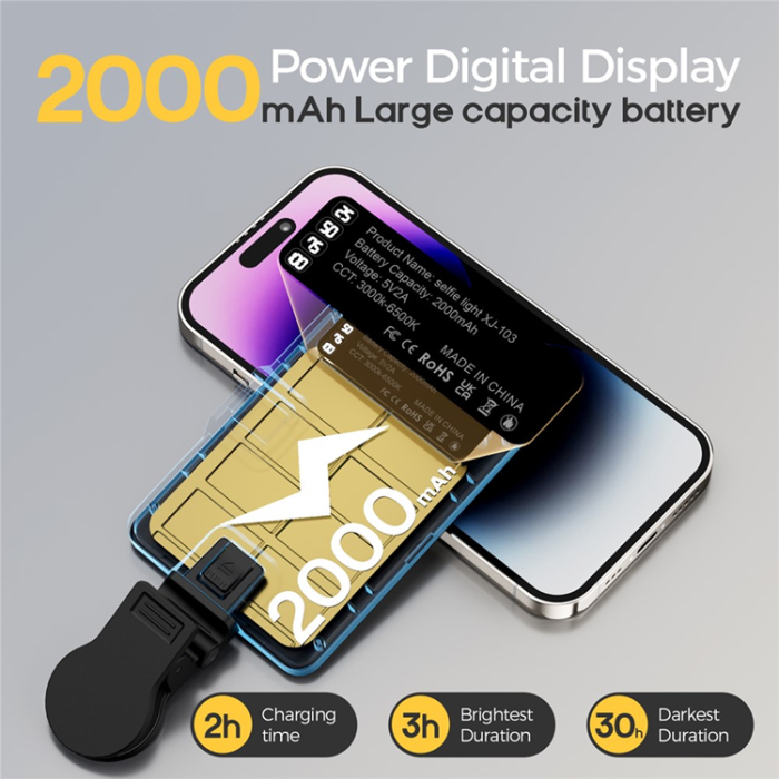 OEM - Bärbar Selfielampa för Liveströmmande Videokonferenser XJ103