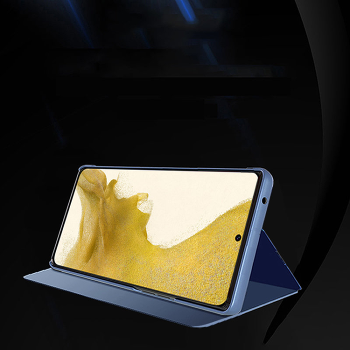 OEM - Galaxy S23 Fodral Clear View Flip - Blå