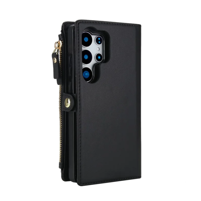 A-One Brand - Galaxy S25 Ultra Plånboksfodral MagSafe Detachable - Svart