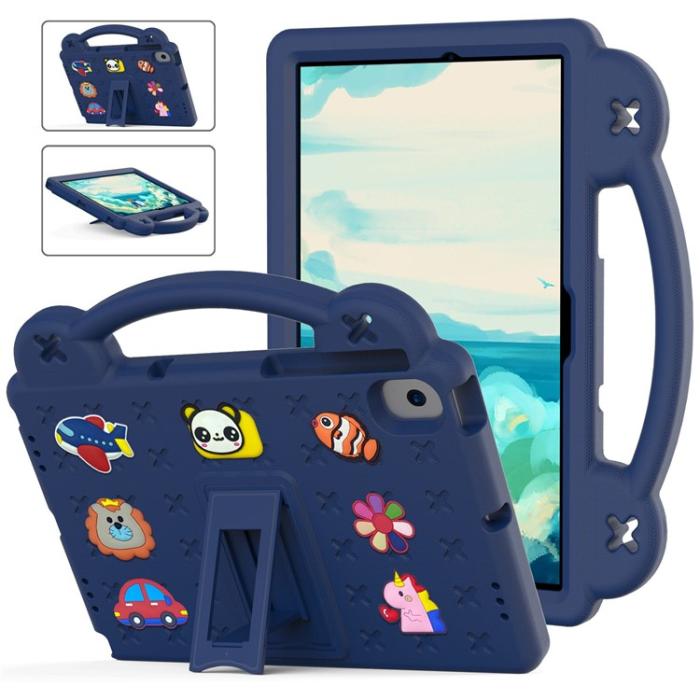 A-One Brand - Galaxy Tab A8 10.5 (2021) Skal EVA Shockproof Kickstand - Marinblå