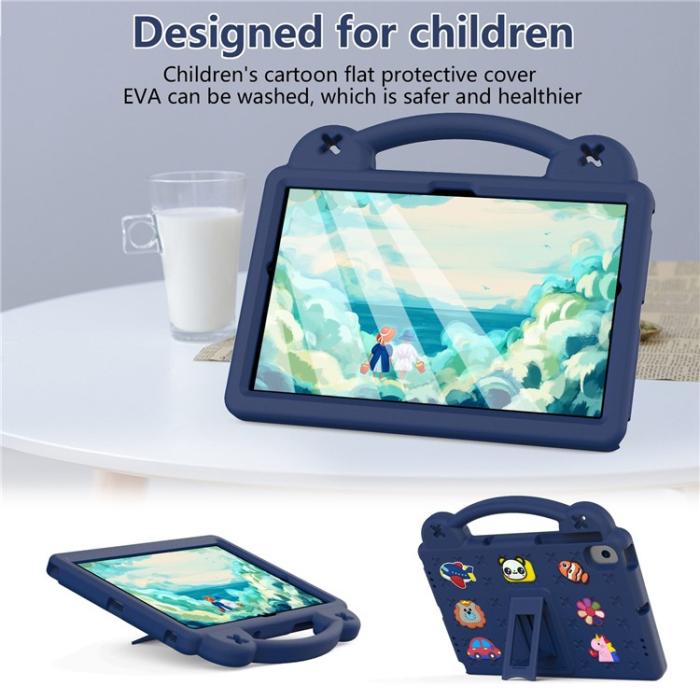 A-One Brand - Galaxy Tab A8 10.5 (2021) Skal EVA Shockproof Kickstand - Marinblå