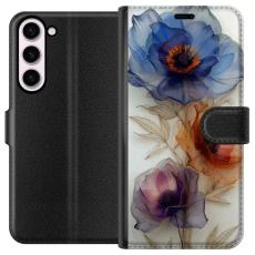 iSecrets - Pl&aring;nboksfodral till Samsung Galaxy S23+ med Silkesblommor