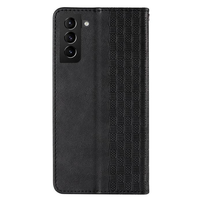 OEM - Galaxy S22 Plus Plånboksfodral Magnet Strap - Svart